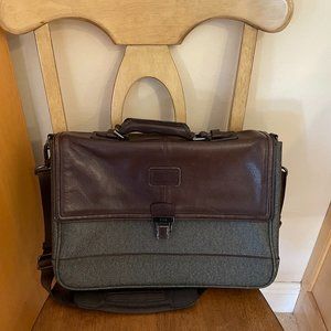 TUMI Leather Briefcase - Brand New